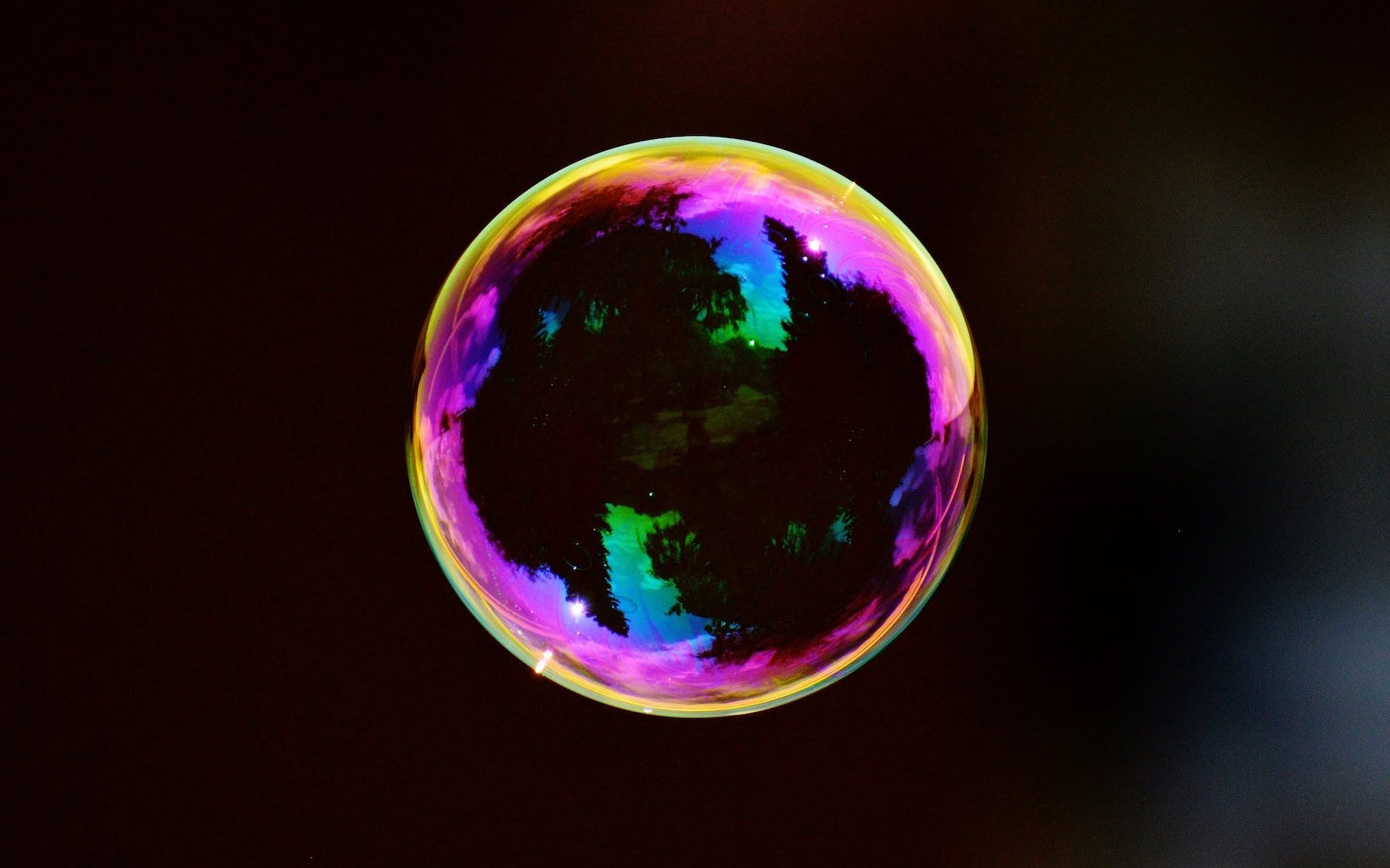 ball black bubble colorful